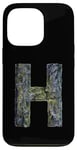 Coque pour iPhone 13 Pro Lettre H de l'alphabet