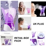 PURPLE FACIAL STEAMER SPA PORES STEAM SPRAYER SAUNA SKIN MIST CLEAN BEAUTY FACE