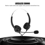 Lossless Sound Call Center Headphones 360° Rotary Earmuffs C