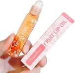 Transparent Lip Gloss Lip Plumper Oil Glitter Lip Gloss Fruit Lip Balm Lasting M