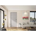 OPTIMUM Bloc Porte ajustable decor chene gris clair BILBAO - 204 x 83 cm Gauche