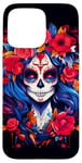 Coque pour iPhone 15 Pro Max Dia De Los Muertos Masque La Catrina