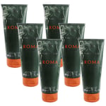 Roma Uomo by Laura Biagiotti for Men Combo Pack: Shower Gel 40.2oz (6x 6.7oz)