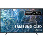 Samsung 50" 4K QLED Smart TV (2024). Musta