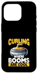 Coque pour iPhone 16 Pro Le curling là où les balais sont cool