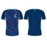 UEFA Haut d'entraînement de la Ligue des Champions pour Femme – Taille XL – Produit sous Licence Officielle – Vêtements de Sport – Bleu Marine – Excellente idée Cadeau de Football pour la Gym, Le