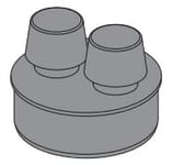 Lufteventil 110mm EcoBad