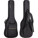 CAHAYA Sac pour Guitare électrique Gig Bag Rembourrage de 6mm Sac à Dos rembourré Etui Souple Noir pour Guitare, Convient pour Les Guitares électriques de 40 Pouces CY0226