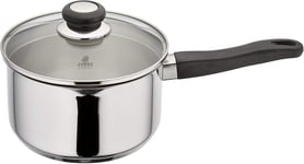 Judge Vista Draining J307A Stainless Steel Large Saucepan with Pouring Lip 20cm