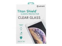 Estuff Titan Shield Clear Glass - Skärmskydd För Surfplatta - Glas - 12.9" - Transparent - För Apple 12.9-Inch Ipad Pro (3:E Generationen)