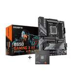 AMD Ryzen 9 7950X Sixteen Core 5.7GHz Processor, Gigabyte B650 Gaming X AX V2 Motherboard CPU Bundle