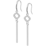 Boucles oreilles Lotus  Boucles d'oreilles  Silver pendantes argent