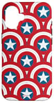 Coque pour iPhone 16 Marvel Captain America 4: Brave New World Shield Pattern