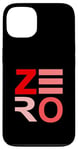 Coque pour iPhone 13 Rouge Zeroed in ! Graphique rouge