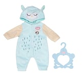 Baby Annabell Owl Onesie - To Fit 43cm Baby Annabell Dolls - Set Includes Cute Onesie with hood and clothes hanger - Suitable for children aged 3+ years - 706725