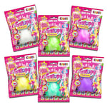 CRAZE Magic Slime Licorne - Slime Enfant Set de 6 Sachets de 75ml, Slime kit coloré avec Figurine Licorne Surprise à l'intérieur - Jouet Licorne Fille