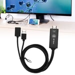 Adapter Cable Screen Mirroring Cable USB To 1920x 1080P For Andr-oid MHI /