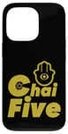 iPhone 13 Pro Hamsa Hand Chai Five Jewish Star Of David Hebrew Good Luck Case