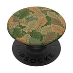 Oak Leaves Pop Mount Socket Trendy Nature Forest PopSockets Grip and Stand for Phones and Tablets