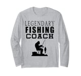 Legendary Fishing Coach Fishing Bigfoot Yeti Sasquatch Long Sleeve T-Shirt