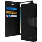 Canvas Diary Samsung S20 Plus Wallet Case  Black