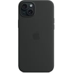 Apple iPhone 15 Plus Silicone Case with MagSafe - Black MT103ZM/A