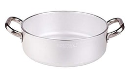 Pentole Agnelli ALMR110660 Casseroles Professionnelles en Aluminium de 5 mm, Casserole cylindrique à Faible rayonnement, 60 L