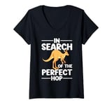 Womens In Search of the Perfect Hop Kangoroo V-Neck T-Shirt