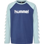 hummel Boys Langærmet T-shirt Børn - Blå - str. 128