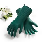 Vgo... 1 paire de gants de vaisselle doublés innovants à manches longues pour le nettoyage de la cuisine, de la salle de bain, le jardinage, le toilettage des animaux de compagnie, la peinture