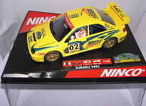 Ninco 50257 Slot Car Subaru Impreza WRC " Catalogne Costa Brava 2002 "