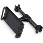 Tlily - Oreiller ArrièRe de Voiture 360 ​​Rotation Support Tablette TéLéPhone pour 2/3/4 Air Pro 4-11 Pouces, Noir