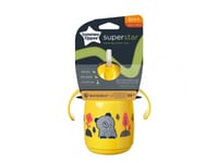 Tommee Tippee-Mugg Med Sugrör Och Handtag Och Superstar 300Ml 6M+Yellow