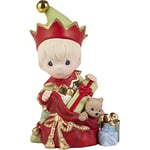 Precious Moments 221013 Figurine Annual Elfe Bisque en Porcelaine « Fill Your Holidays with Special Surprises »