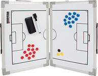 Derbystar Tableau Tactique Pliable Football Standard Blanc