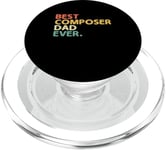 Best Composer Dad Ever Music Composers Composers Composer la chanson PopSockets PopGrip pour MagSafe