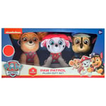 Paw Patrol Soft Plush Toy Gift Set 3pk Skye Rubble and Chase