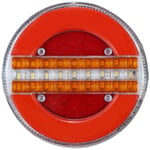 Tlily - 24V 49 led Dynamique Remorque Camion Feu ArrièRe D'ArrêT drl DéBit Clignotant Lampe LumièRe Stroboscopique pour Voiture Bateau Caravane