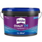 METYLAN Ovalit TM , Colle pour revêtements muraux, colle prête à l'emploi pour textiles muraux et toile de verre-Seau 5 kg