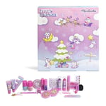 MARTINELIA - Calendrier de l'Avent Maquillage 2024 Pour Enfant - Calendrier De Compte à Rebours - Beauté et Cosmétiques Fille - 24 Surprises Pour Noël : Vernis, Maquillage, Accessoires - Cadeau Fille