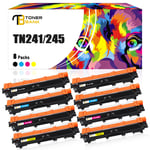 8 Toner Cartridge Fits For Brother TN241 TN245 TN242 TN246 HL3140CW 3142CW 3152C