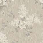 Belgravia Decor Tiffany Fiore Beige Ground Wallpaper GB41320 - Italian Vinyl