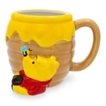 Disney Winnie the Pooh Honey Pot Sculpted Ceramic Mug Holds 23 Ounces