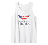 Patriotic USA God Bless America Patriot Veteran Tank Top