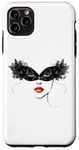 Coque pour iPhone 11 Pro Max Masque vénitien, joli visage, femme, Venise, Italie