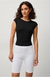 Gina Tricot - Cykelbyxor Basic Biker - Vit