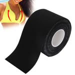 (Black)Breast Lift Tape Push Up Tape Nipple Cover Elastic Adhesive Bras GFL