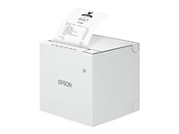 Epson Tm M30iii - Kvittoskrivare - Termisk Linje - Rulle (7,95 Cm) - 203 X 203 Dpi - Upp Till 300 Mm/Sek - Usb 2.0-Värd, Usb, Usb-C, Lan, Wi-Fi(Ac), Bluetooth 5.0 - Kniv