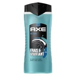 Axe Gel Douche Homme 5 en 1 Re-load, Parfum Frais & Vivifiant, 24H Hydratant, 87% D'Ingrédients d'Origine Naturelle - 400ml