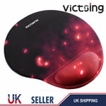 Victsing Gaming Mouse Mat Comfort Gel Foam Wrist Rest Pad Support Anti Slip Soft